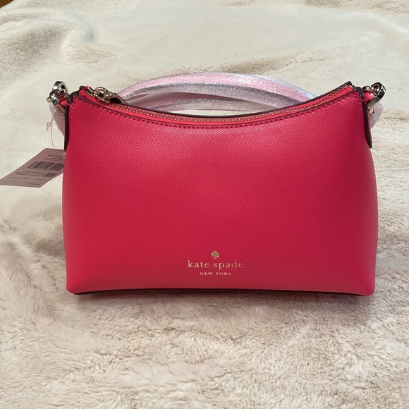 Kate Spade Sadie Leather Shoulder Bag (Bikini pink): Handbags